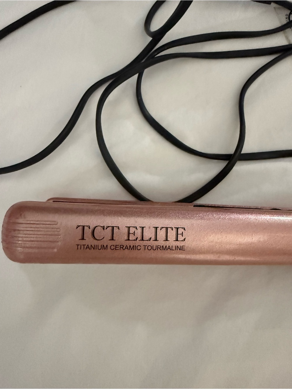 Rose Gold Titanium Ceramic Tourmaline Flat Iron